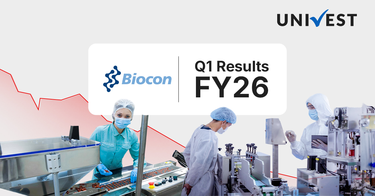 Biocon Q1 Results FY26: PAT Falls 95.24% to ₹31.40 Cr.